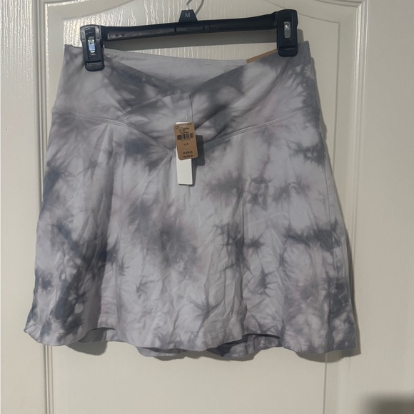 PINK Victoria's Secret Pants - PINK Victoria's Secret Gray Tie-Dye Skort